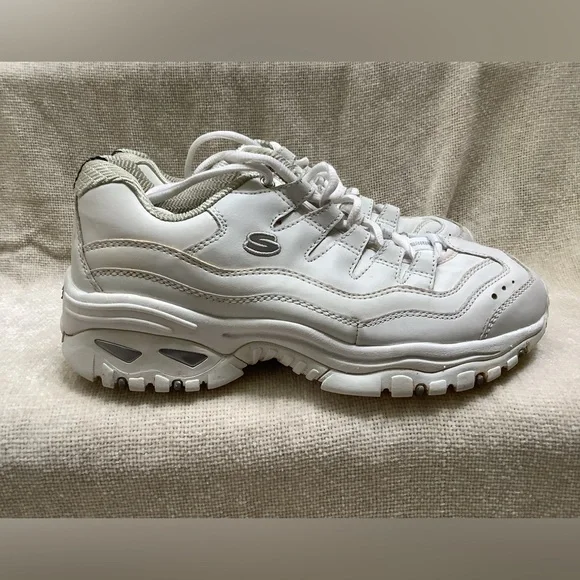 White Athletic Sneakers - Picture 3 of 10